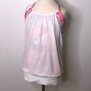 Ivivva By lululemon double Dutch tank top white